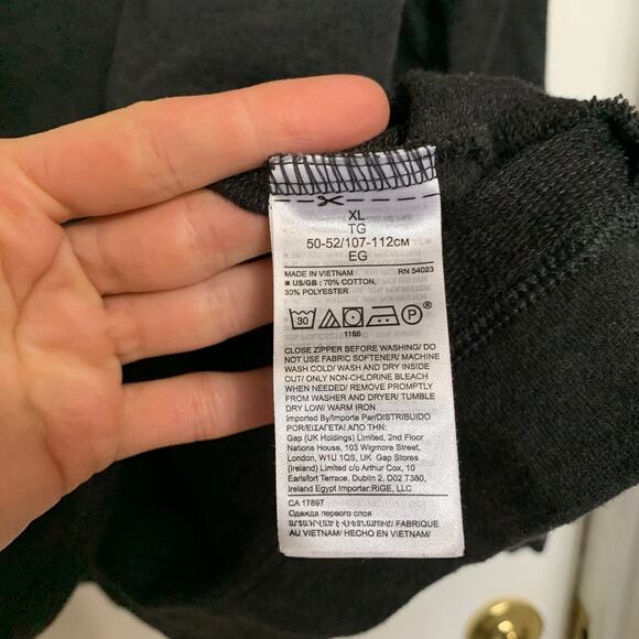 Banana Republic dark gray Core Temp 1/4 zip pullover - Picture 4 of 5